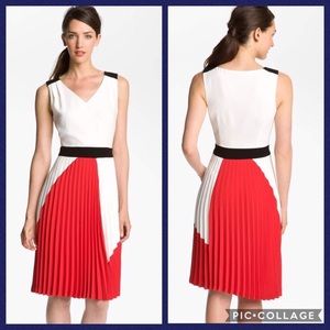 {Trina Turk} Geometric Colorblock Dress